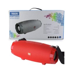 T&G Portable Wireless Speaker TG-526 Red T&G Portable Wireless Speaker TG-526 Red